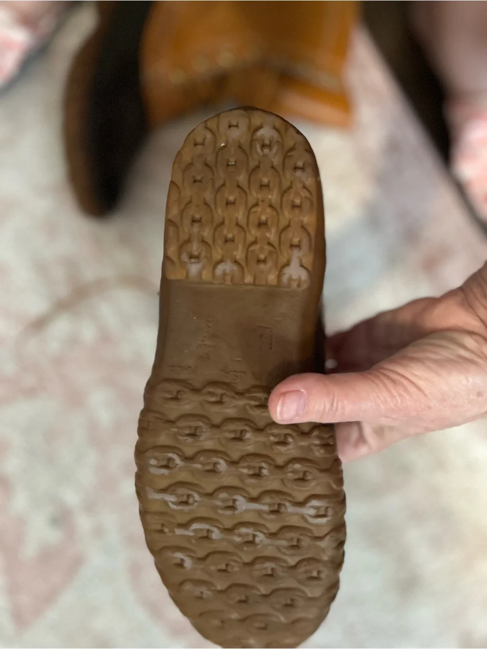L.L. Bean Tan Leather Lace-Up Duck Boots